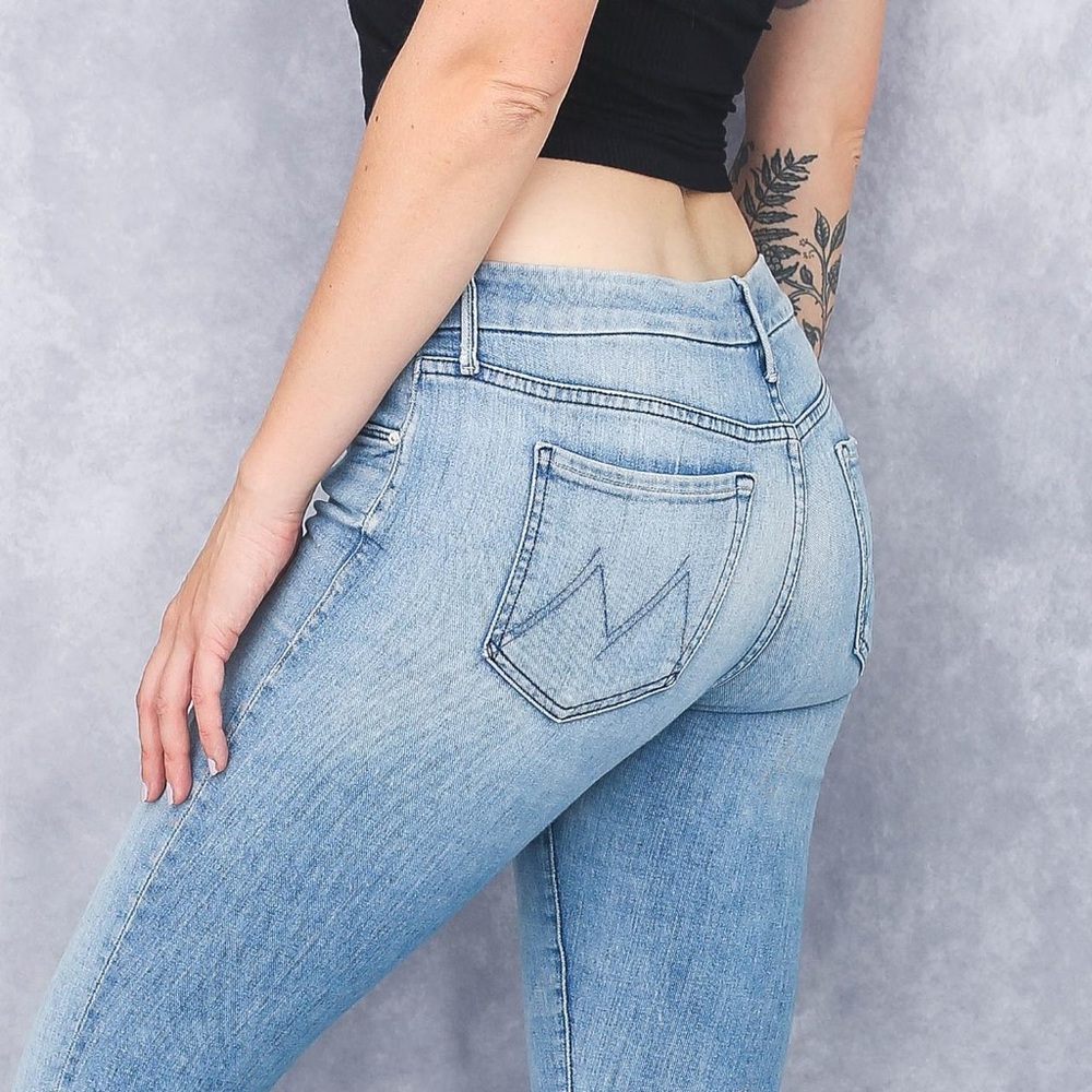 Mother Looker Ankle Fray Jeans